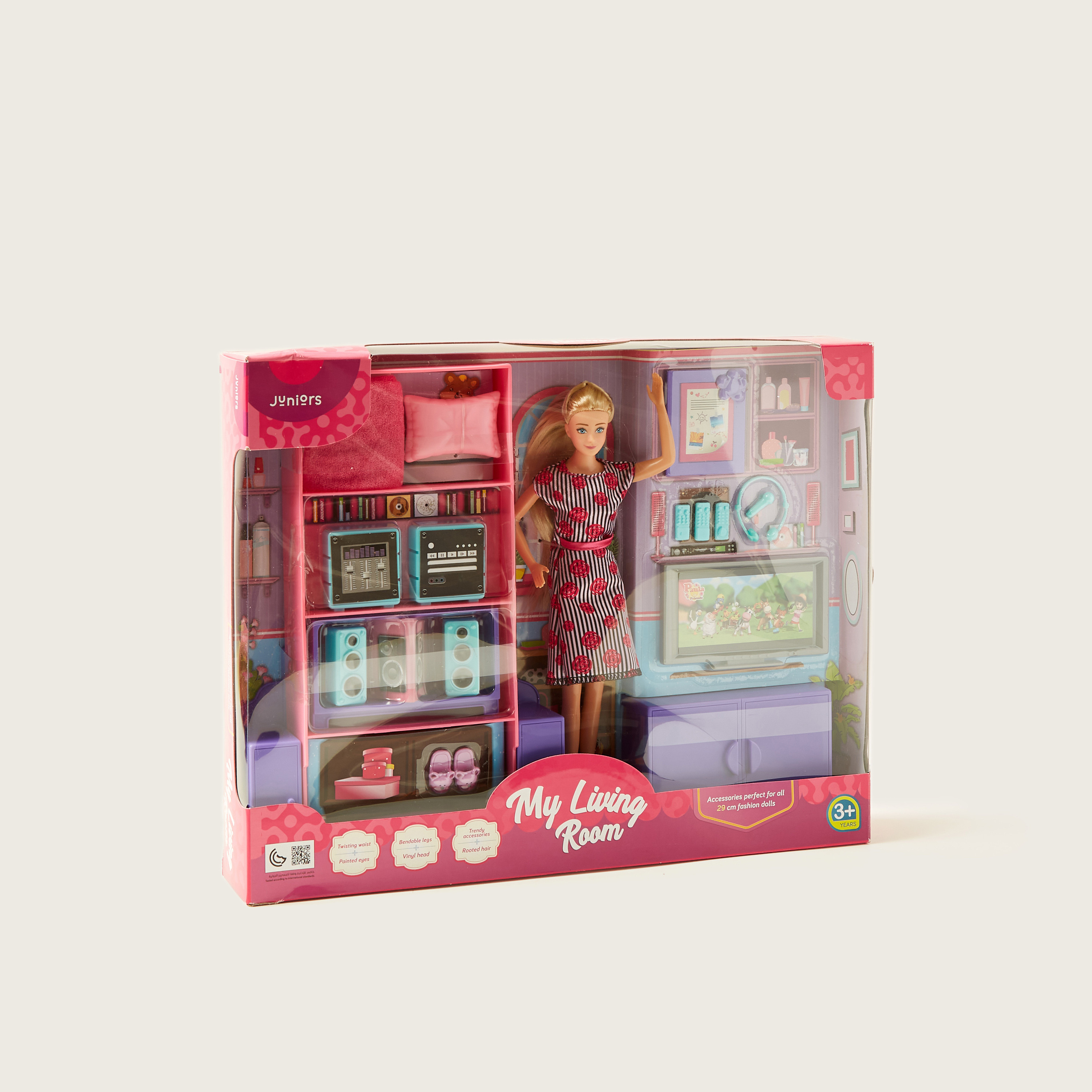 مجموعة ألعاب غرفة المعيشة من جونيورز-toys-dollsandplaysets-dollplaysets-image-6