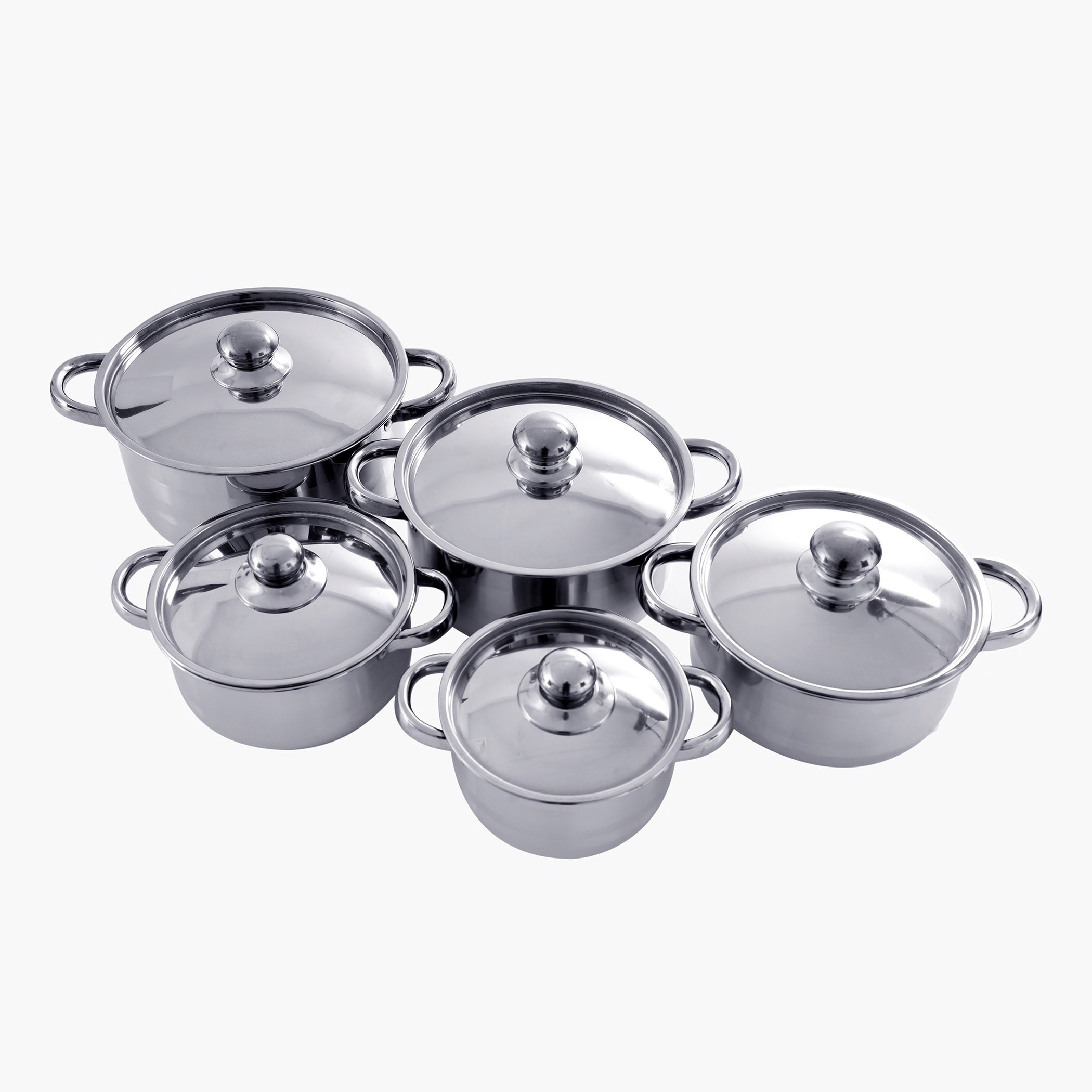 طقم أواني طهي ستانليس ستيل 12 قطعة من رويال فورد-household-kitchen-cookware-cookwareandsets-image-2