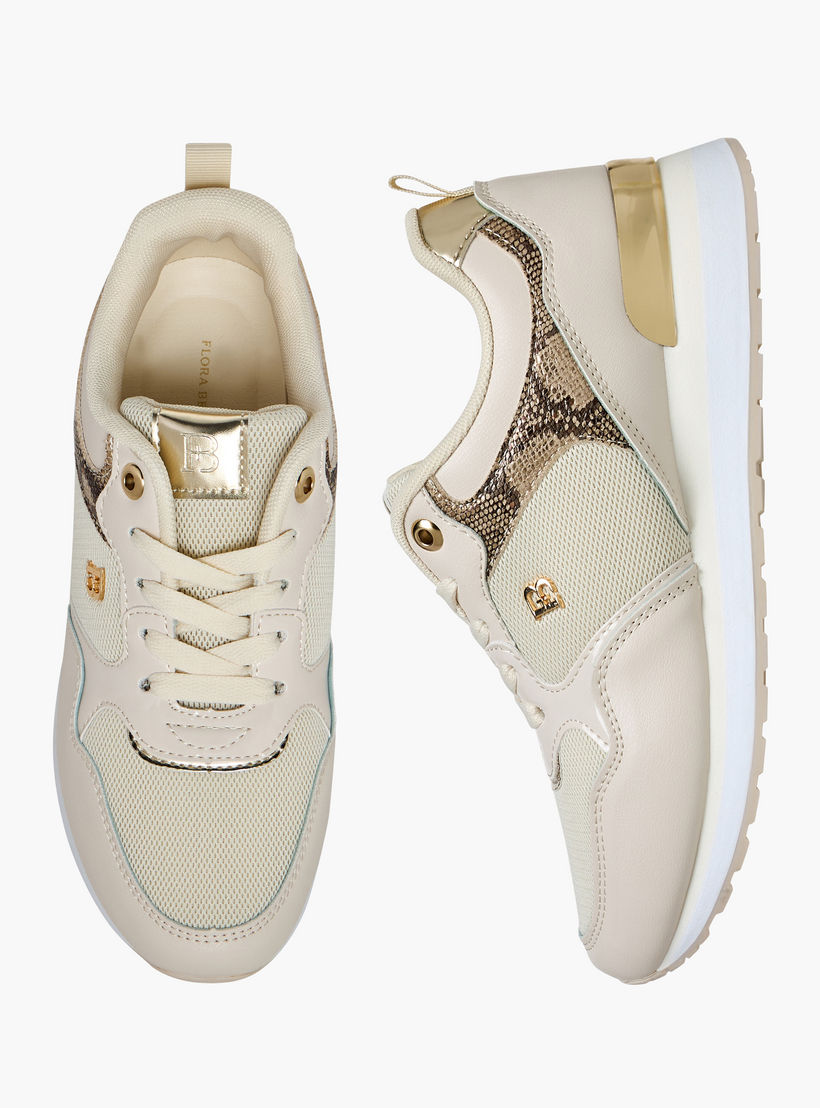 حذاء سنيكرز بألواح برباط إغلاق مع لسان سحب من فلورا بيلا-women-shoes-sneakers-image-1