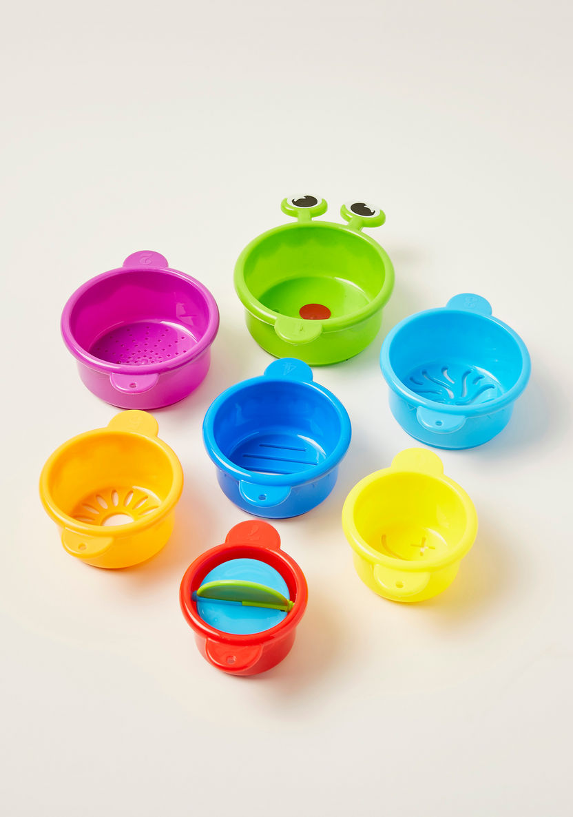 Gloo Stacking Pour Cups Set - 7 Pieces-Baby and Preschool-image-1