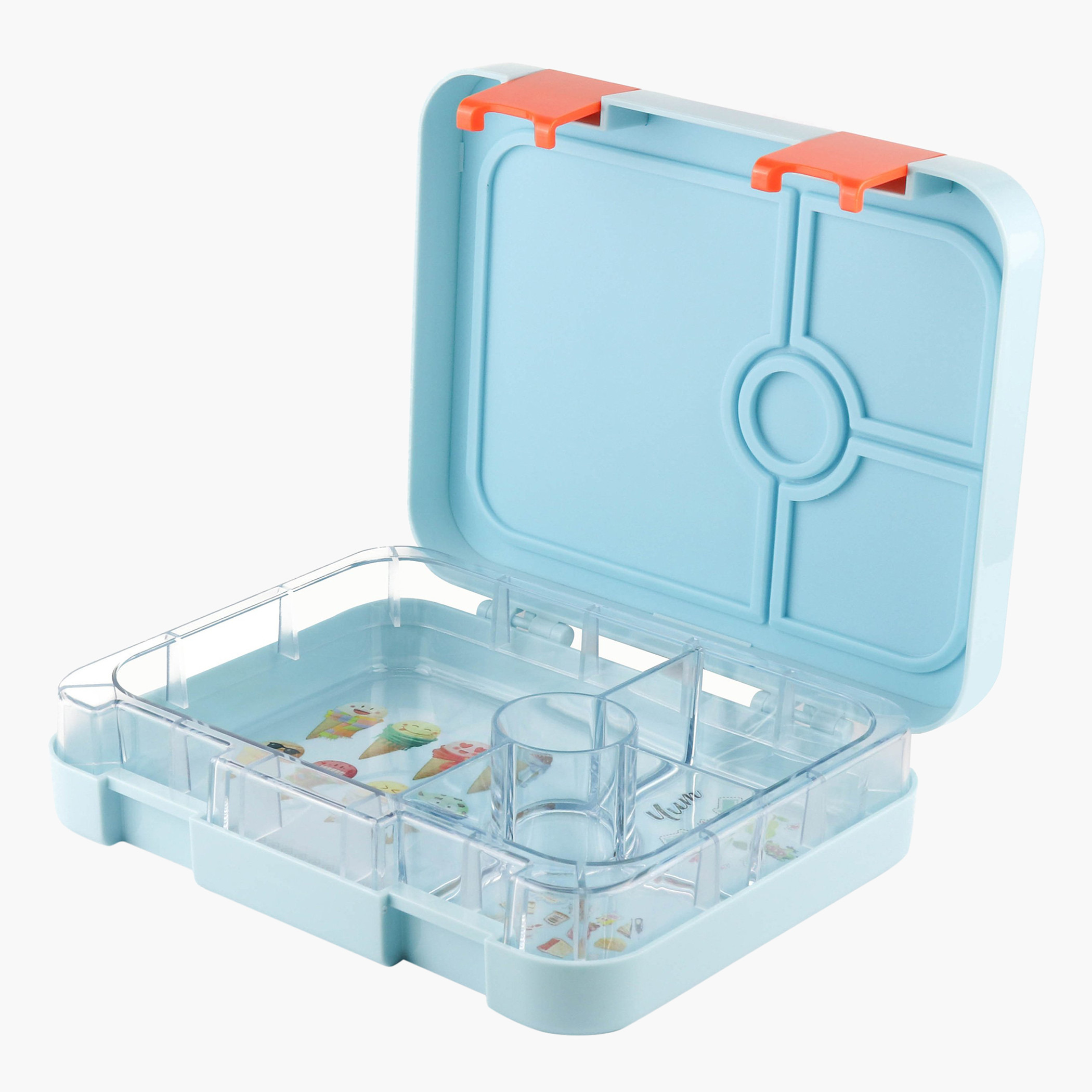 Citron Cars Print 4-Compartment Lunch Box Set-school-lunchessentials-lunchboxes-image-3