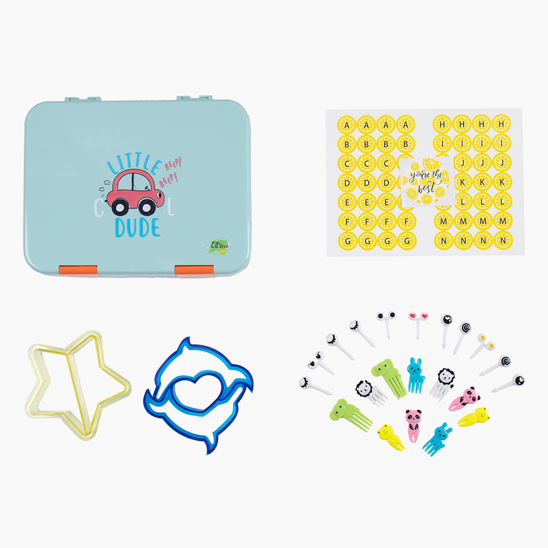 طقم صندوق غداء بـ 4 أقسام وطبعات كارز من سيترون-school-lunchessentials-lunchboxes-image-7