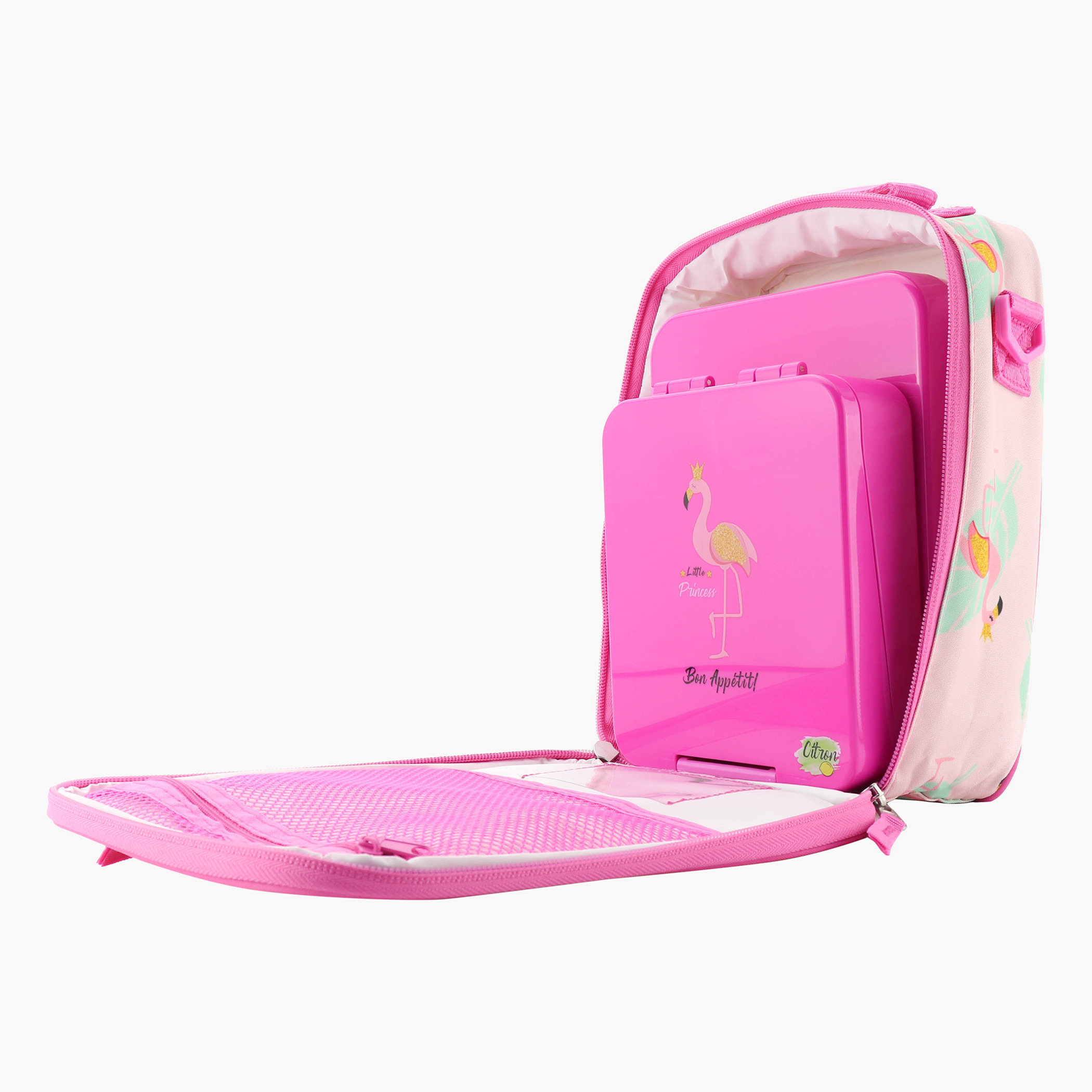 شنطة غداء بطبعات فلامنجو من سيترون-school-lunchessentials-lunchbags-image-5