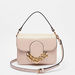 Celeste Solid Satchel Bag with Detachable Strap and Chain Accent-Women%27s Handbags-thumbnail-0