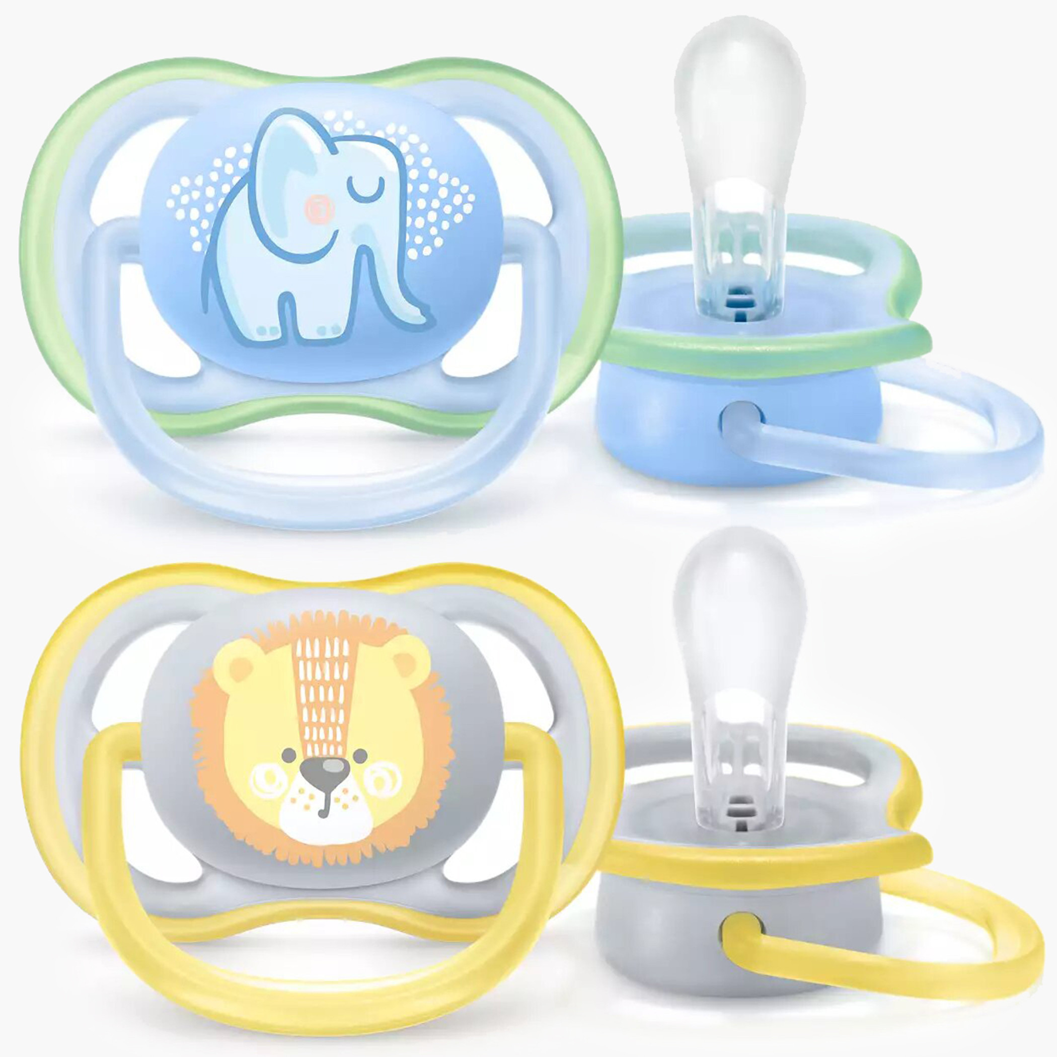 Philips Avent 2-Piece Graphic-Print Ultra Air Pacifier Set - 0-6 months-baby-feeding-pacifiers-image-2