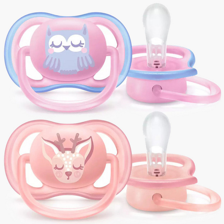 Philips Avent 2-Piece Graphic-Print Ultra Air Pacifier Set - 0-6 months