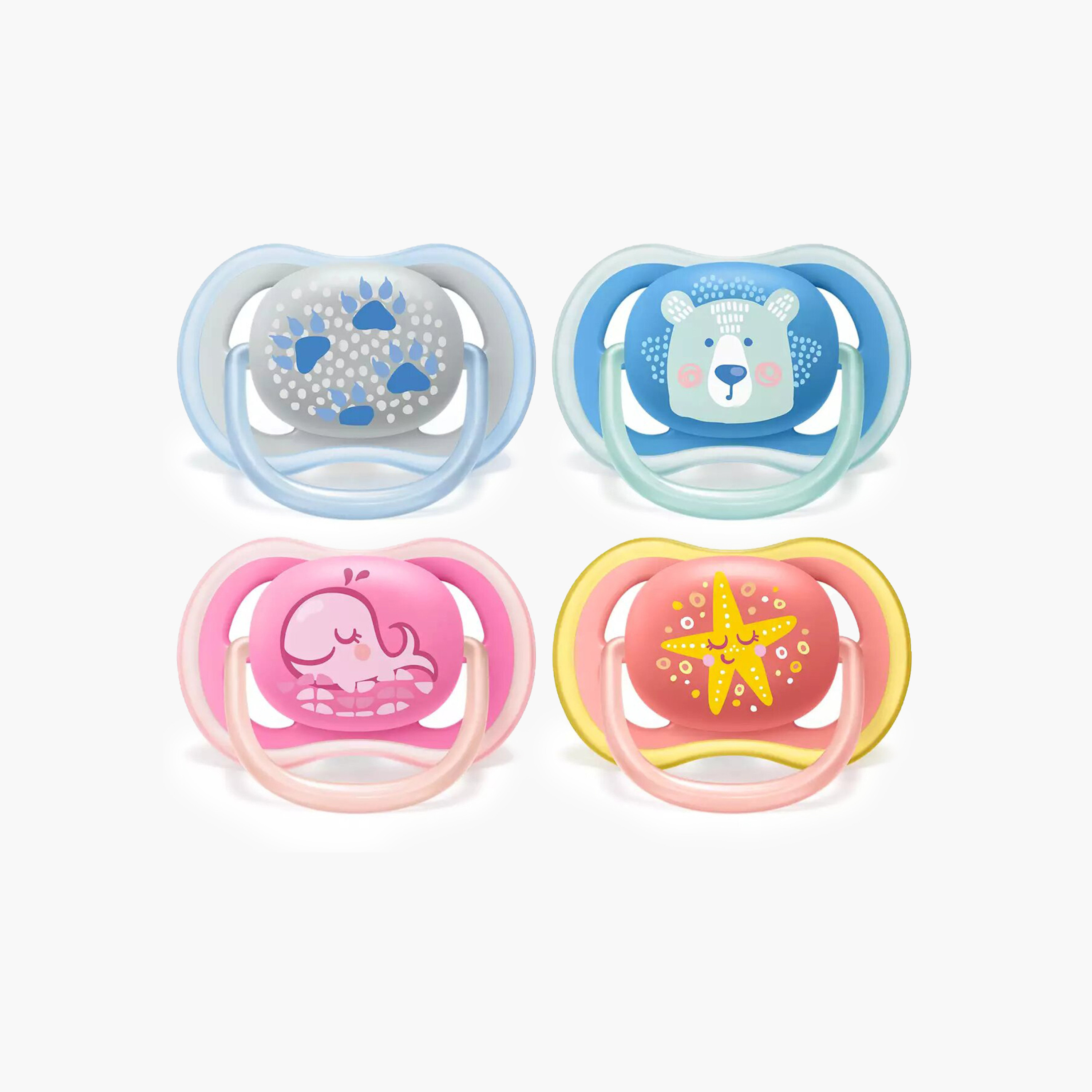 Philips Avent 2-Piece Graphic Print Ultra Air Pacifier Set - 6-18 months-baby-feeding-pacifiers-image-1
