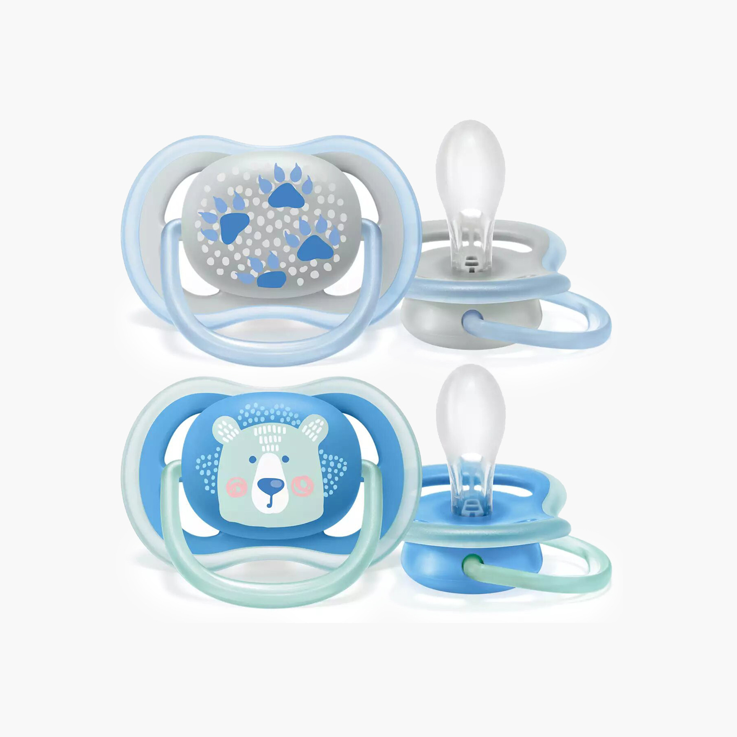 Philips Avent 2-Piece Graphic Print Ultra Air Pacifier Set - 6-18 months-baby-feeding-pacifiers-image-2
