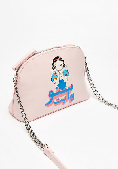Missy Disney Snow White Print Crossbody Bag with Zip Closure-Women%27s Handbags-image-2