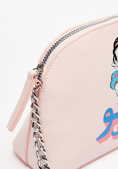Missy Disney Snow White Print Crossbody Bag with Zip Closure-Women%27s Handbags-image-3