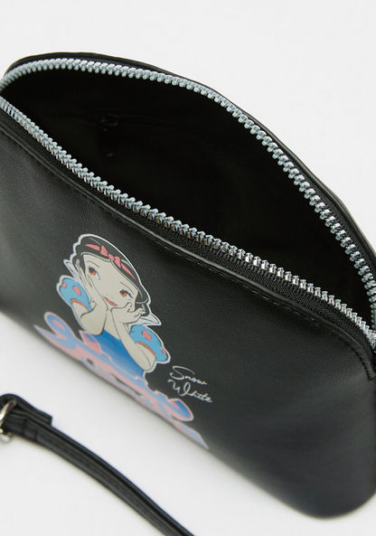Missy Disney Snow White Print Crossbody Bag with Zip Closure