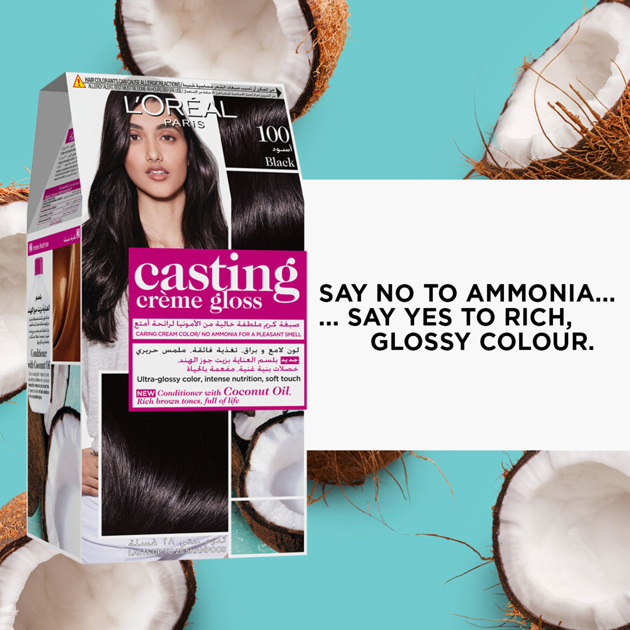 L'Oreal Paris Casting Crème Gloss 100 Black Hair Colour-beautyandpersonalcare-hair-hairstyling-haircolours-image-2
