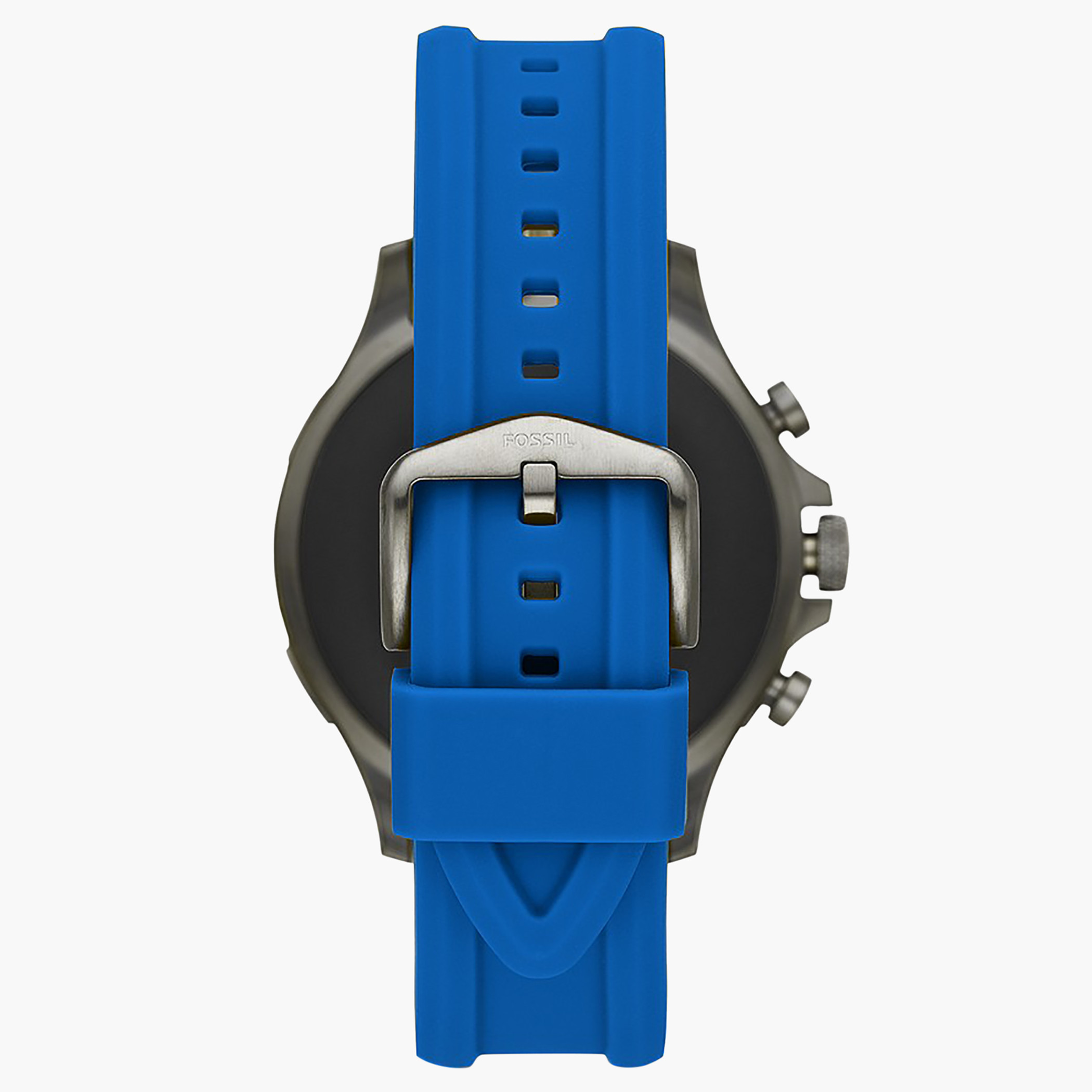 Buy Fossil Men Blue Silicone Strap Smart Watch FTW4042 Online Centrepoint KSA