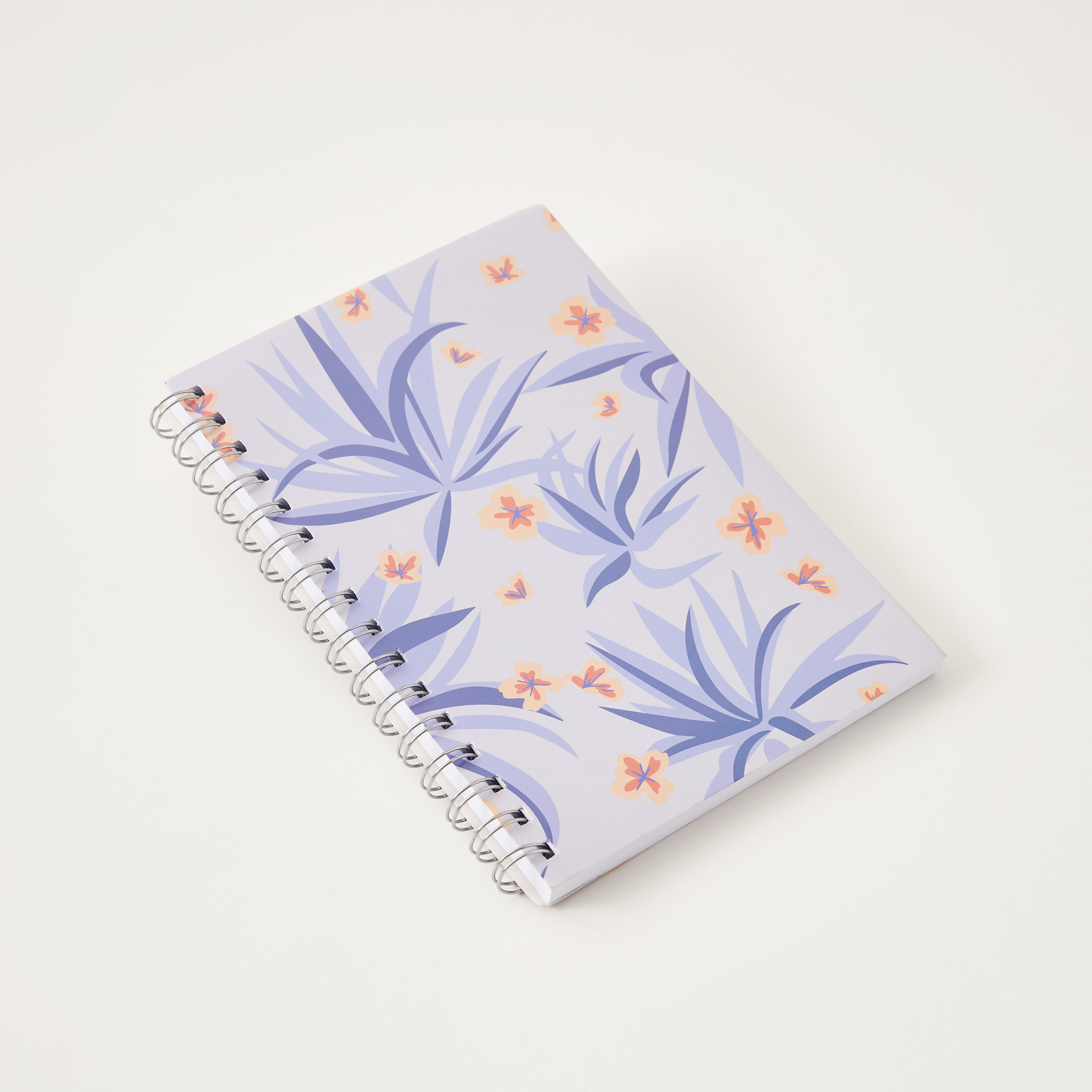 Syloon Floral Print A5 Spiral Notebook - 21x14 cms-school-stationery-notebooks-image-3