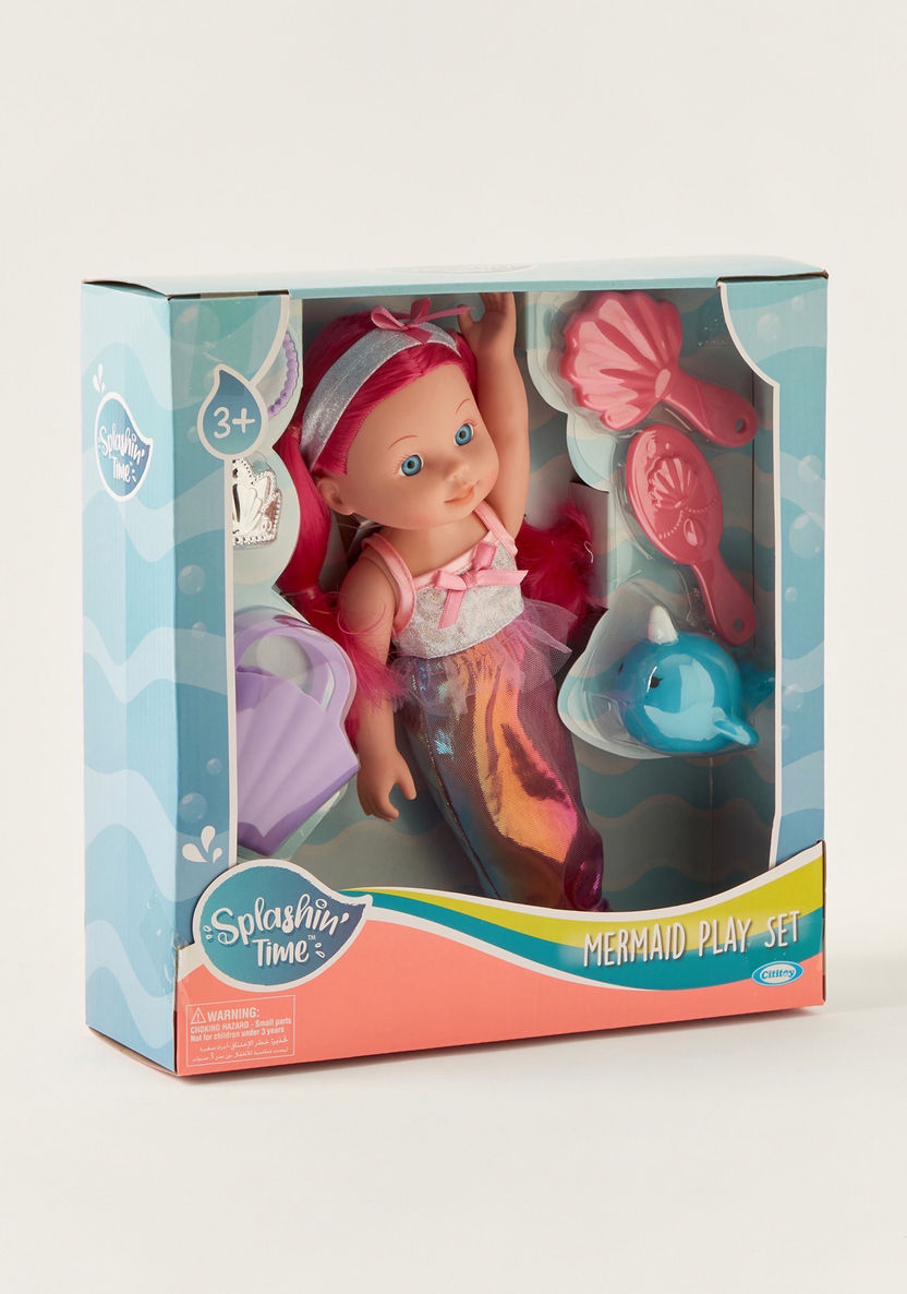 Cititoy Splashin Time Mermaid Doll Playset - 30 cms-Dolls and Playsets-image-3