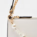Celeste Solid Crossbody Bag with Adjustable Strap and Pearl Accent-Women%27s Handbags-thumbnail-3