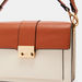 Celeste Colourblock Satchel Bag with Flap Closure-Women%27s Handbags-thumbnail-3
