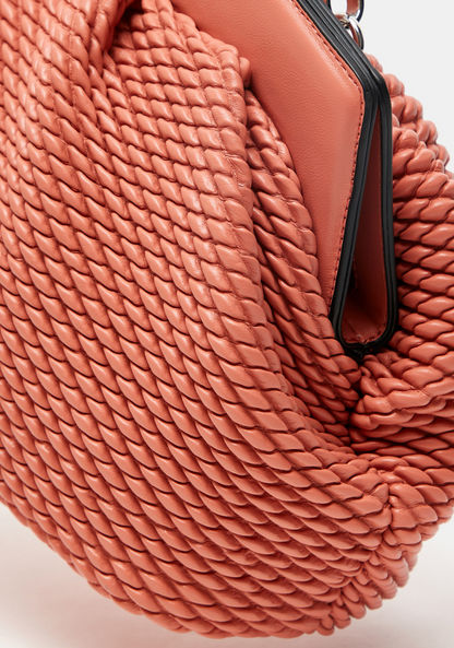 Haadana Quilted Clutch with Detachable Strap