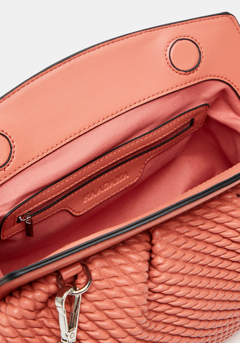 Haadana Quilted Clutch with Detachable Strap-Women%27s Handbags-image-4