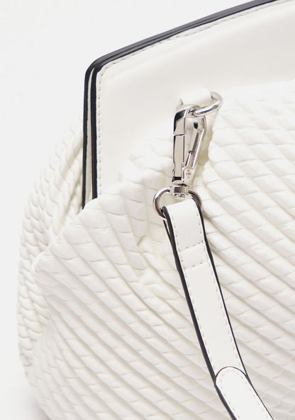 Haadana Quilted Clutch with Detachable Strap