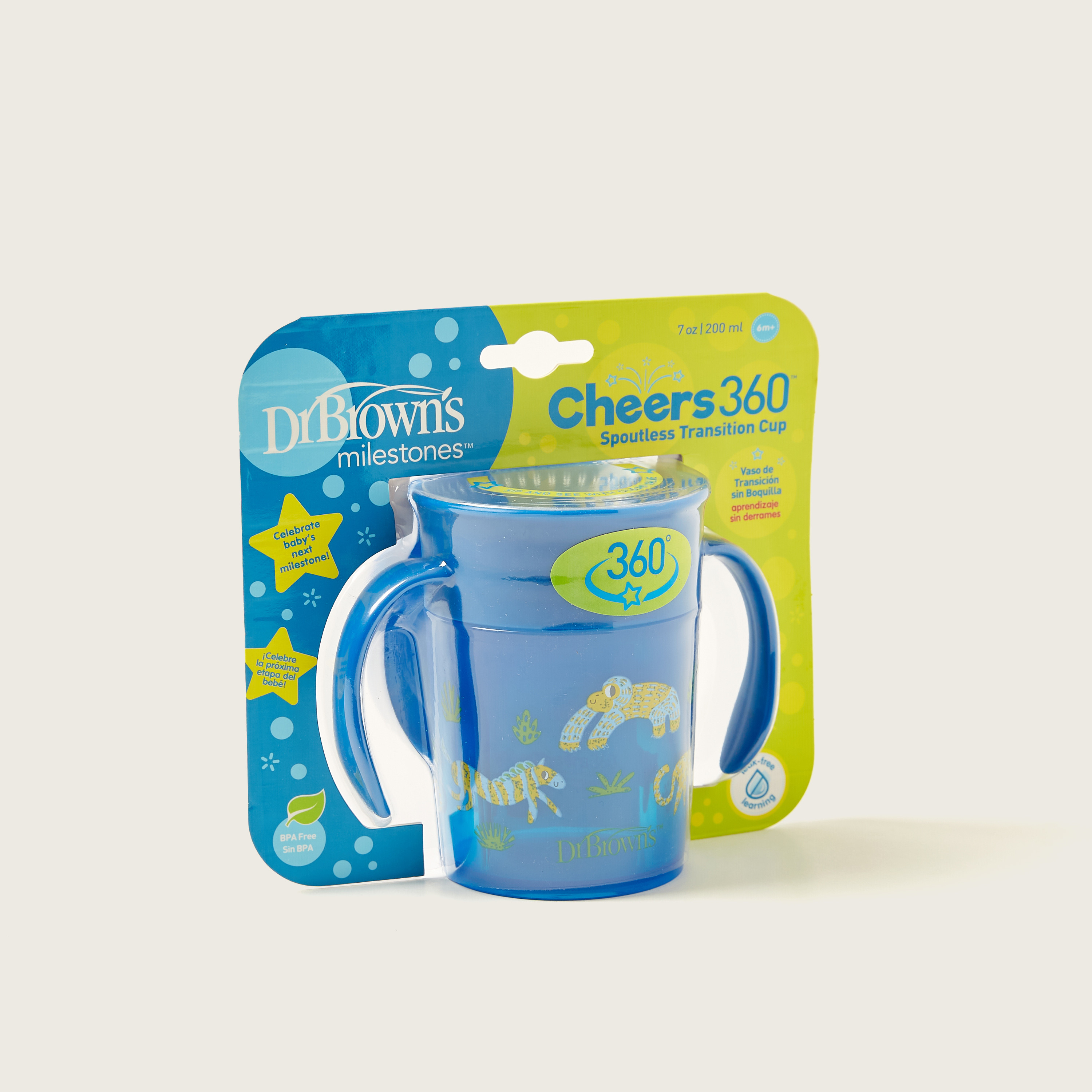 Dr. Brown's Cheers 360 Cup with Handles - 200 ml-baby-feeding-mealtimeessentials-image-5