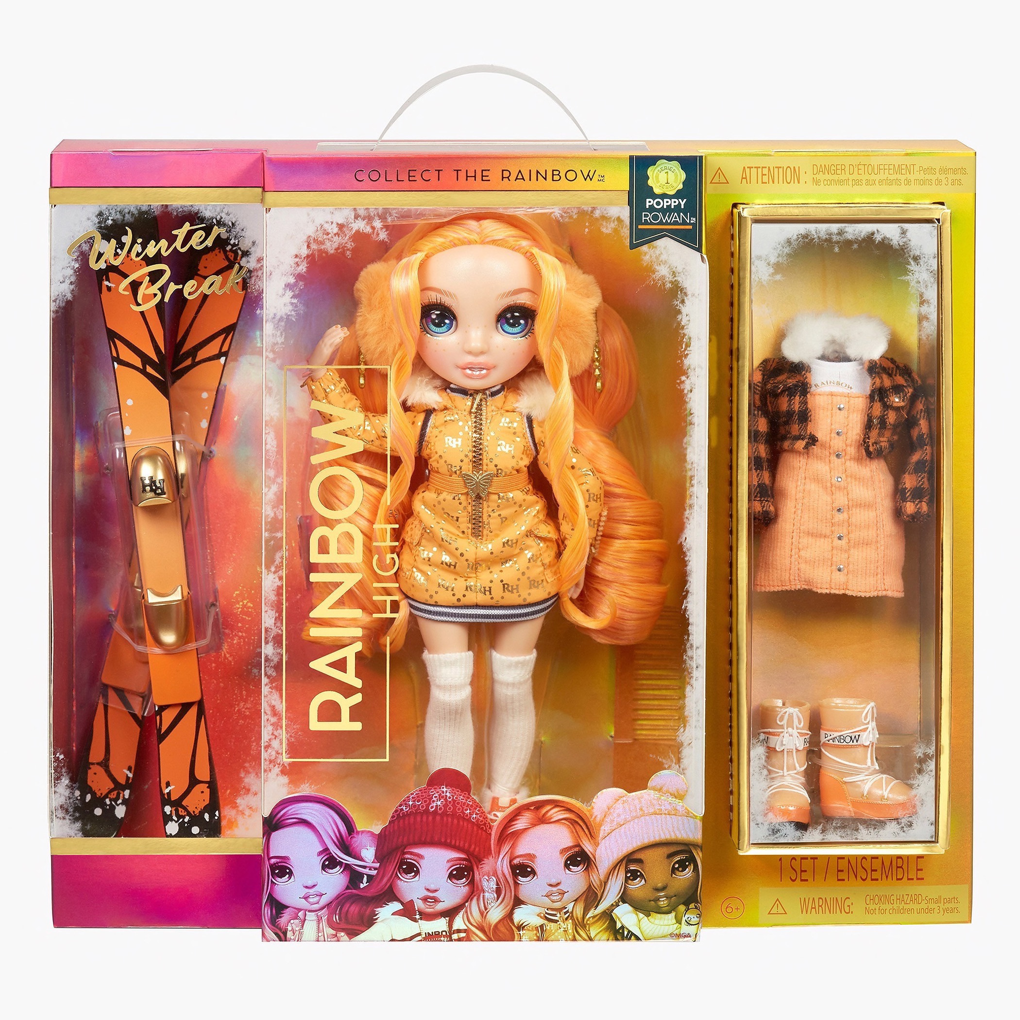 Rainbow High Fashion Poppy Doll Playset