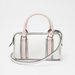 Missy Colourblock Bowler Bag with Detachable Strap and Zip Closure-Women%27s Handbags-thumbnail-0