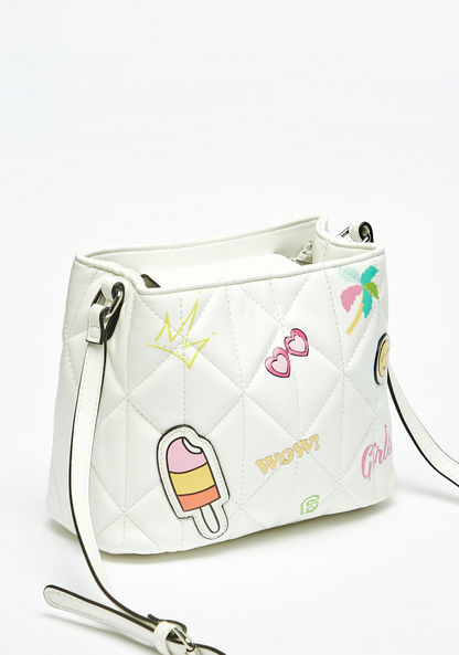 Missy Quilted Crossbody Bag with Adjustable Strap and Magnetic Closure