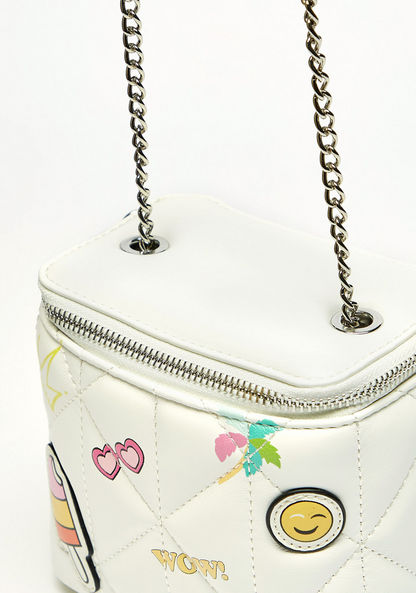 Missy Quilted Crossbody Bag with Zip Closure