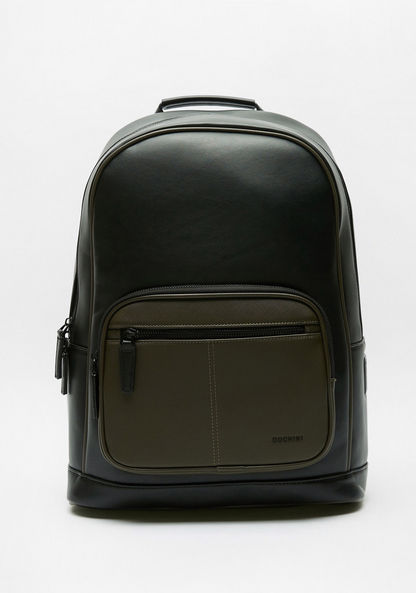 Duchini Solid Backpack with Zip Closure-Men%27s Backpacks-image-0