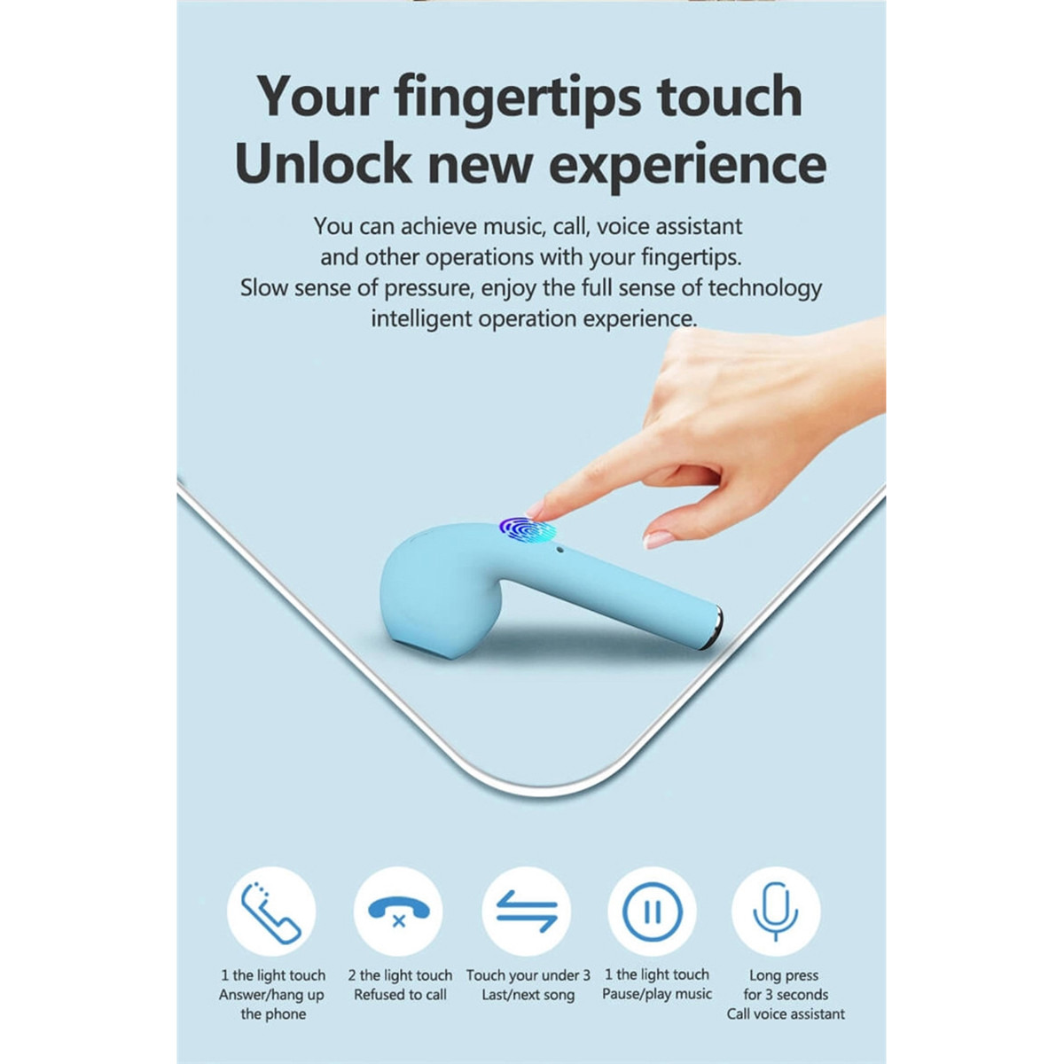 Inpods 12 سماعة أذن لاسلكية تعمل باللمس مقاومة للماء ومقاومة للماء-electronics-headphonesandearphones-image-7