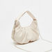 Haadana Ruched Shoulder Bag with Chain Strap and Zip Closure-Women%27s Handbags-thumbnail-3