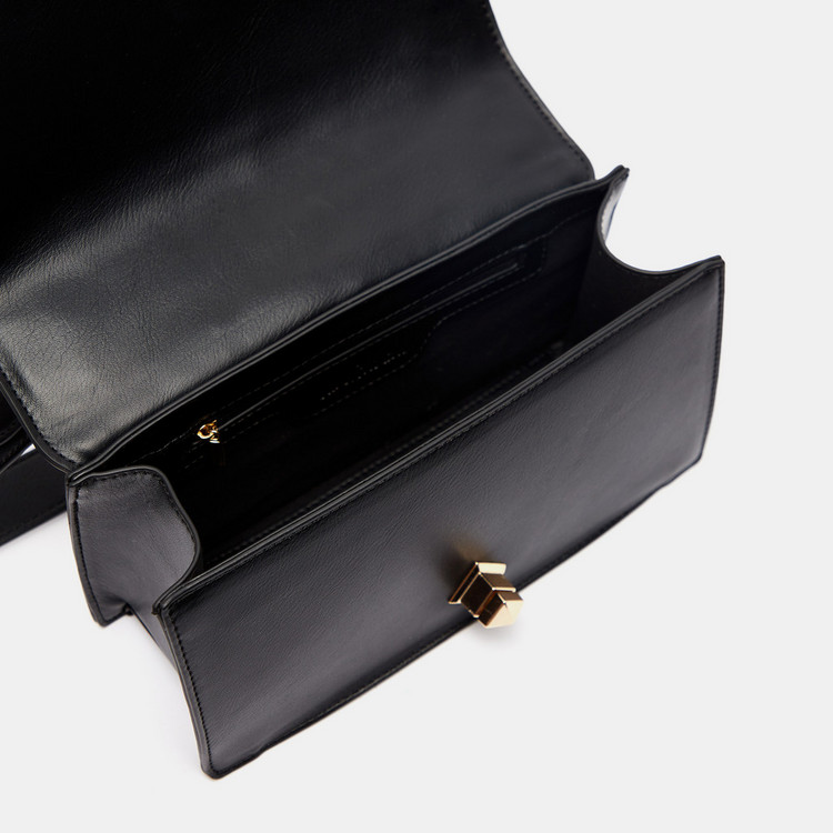 Jane Shilton Weave Detail Crossbody Bag with Adjustable Strap