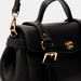 Celeste Saddle Buckle Detail Satchel Bag with Detachable Strap-Women%27s Handbags-thumbnail-3