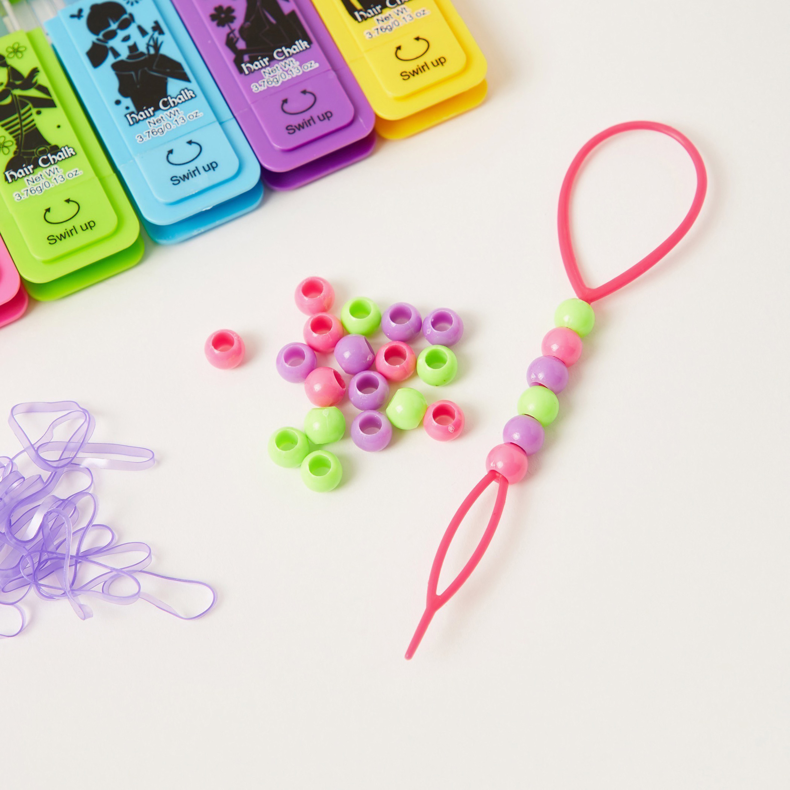 مجموعة طباشير للشعر 5 ألوان من جونيورز-toys-roleplay-makeupandcosmeticsets-image-3