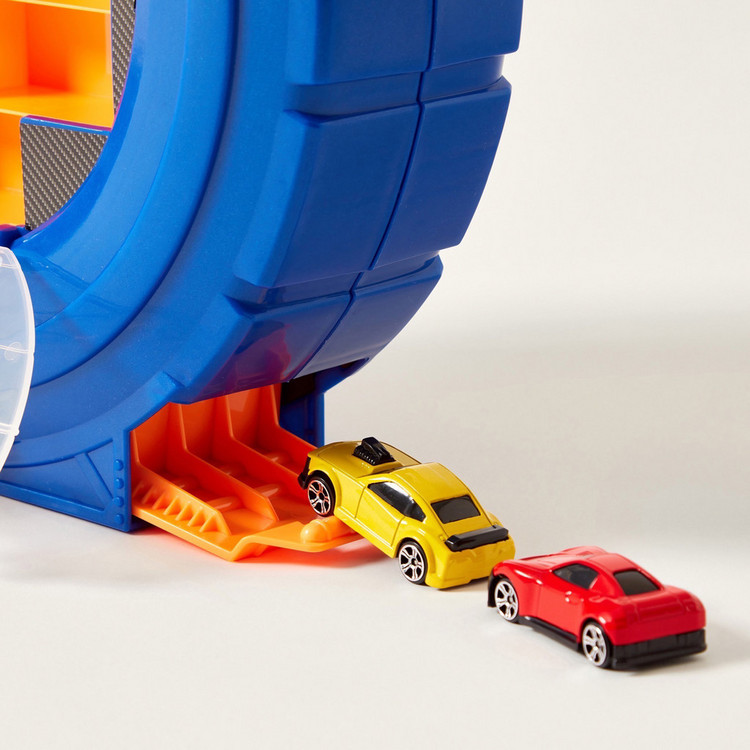 Teamsterz Load and Launch Playset with 2 Cars