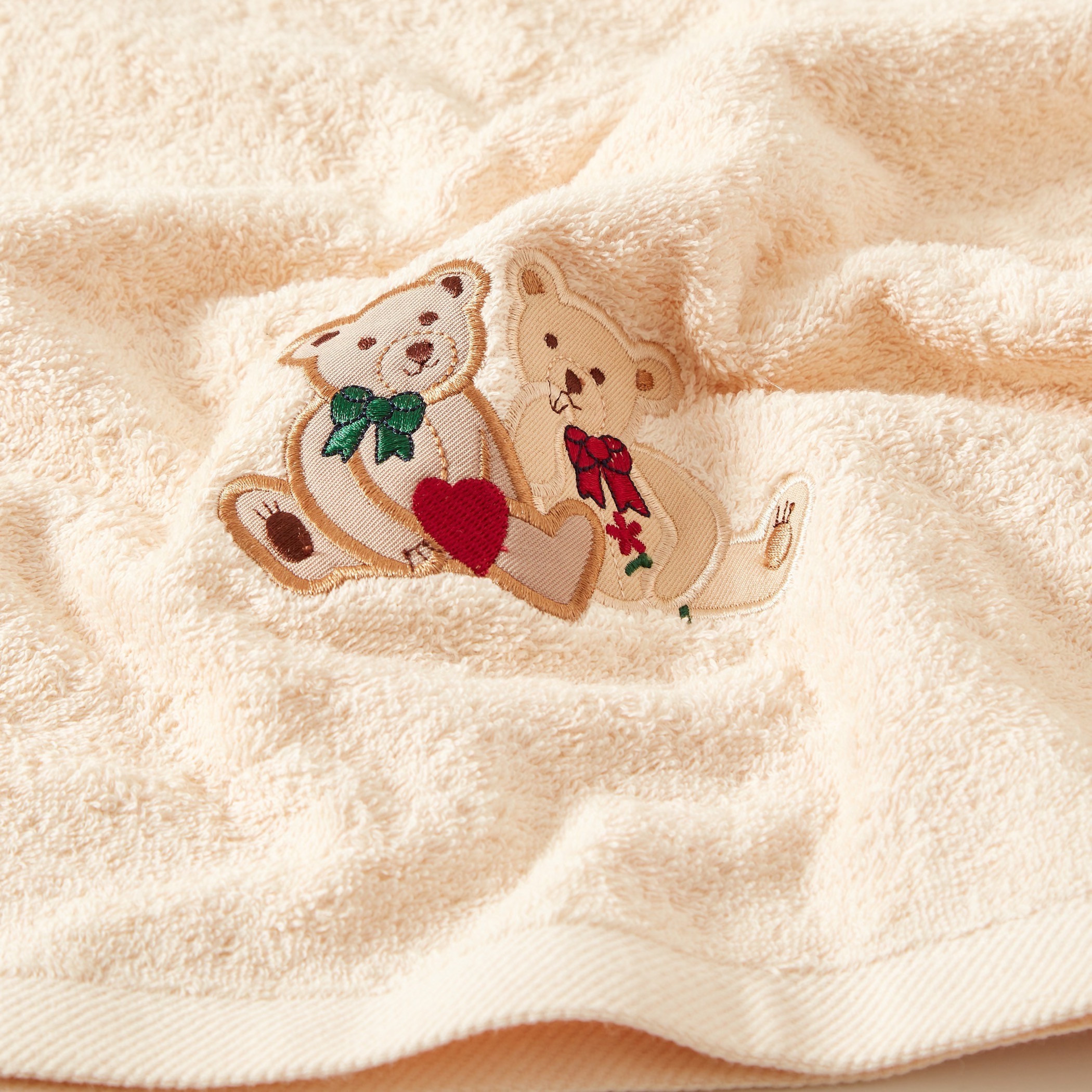 Juniors Bear Applique Towel - 76x38 cms-baby-bathandcare-towels-image-2