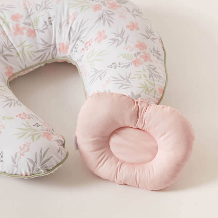Giggles Floral Print Feeding Pillow