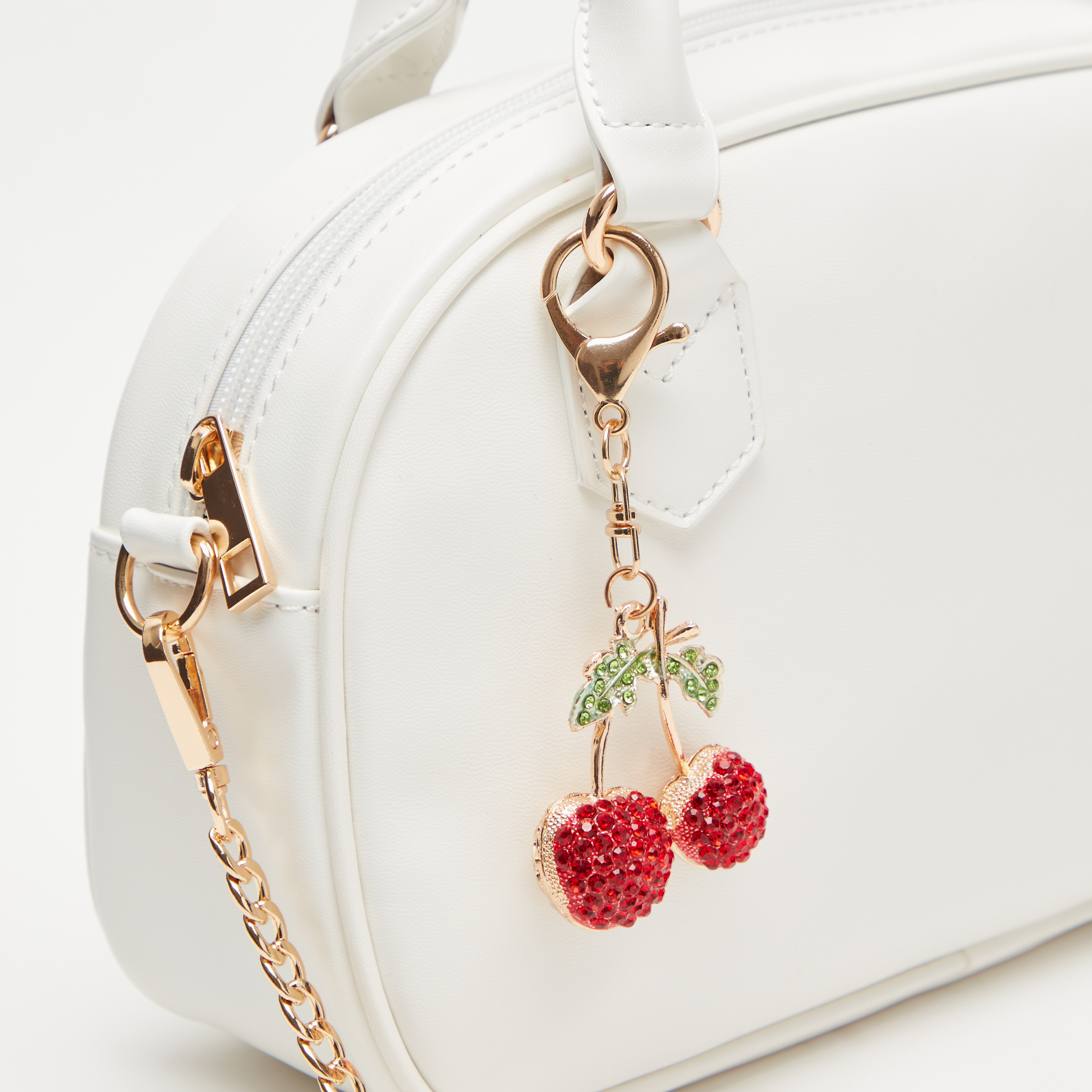 Missy Solid Tote Bag with Detachable Chain Strap and Zip Closure-women-bagsandwallets-handbags-image-3