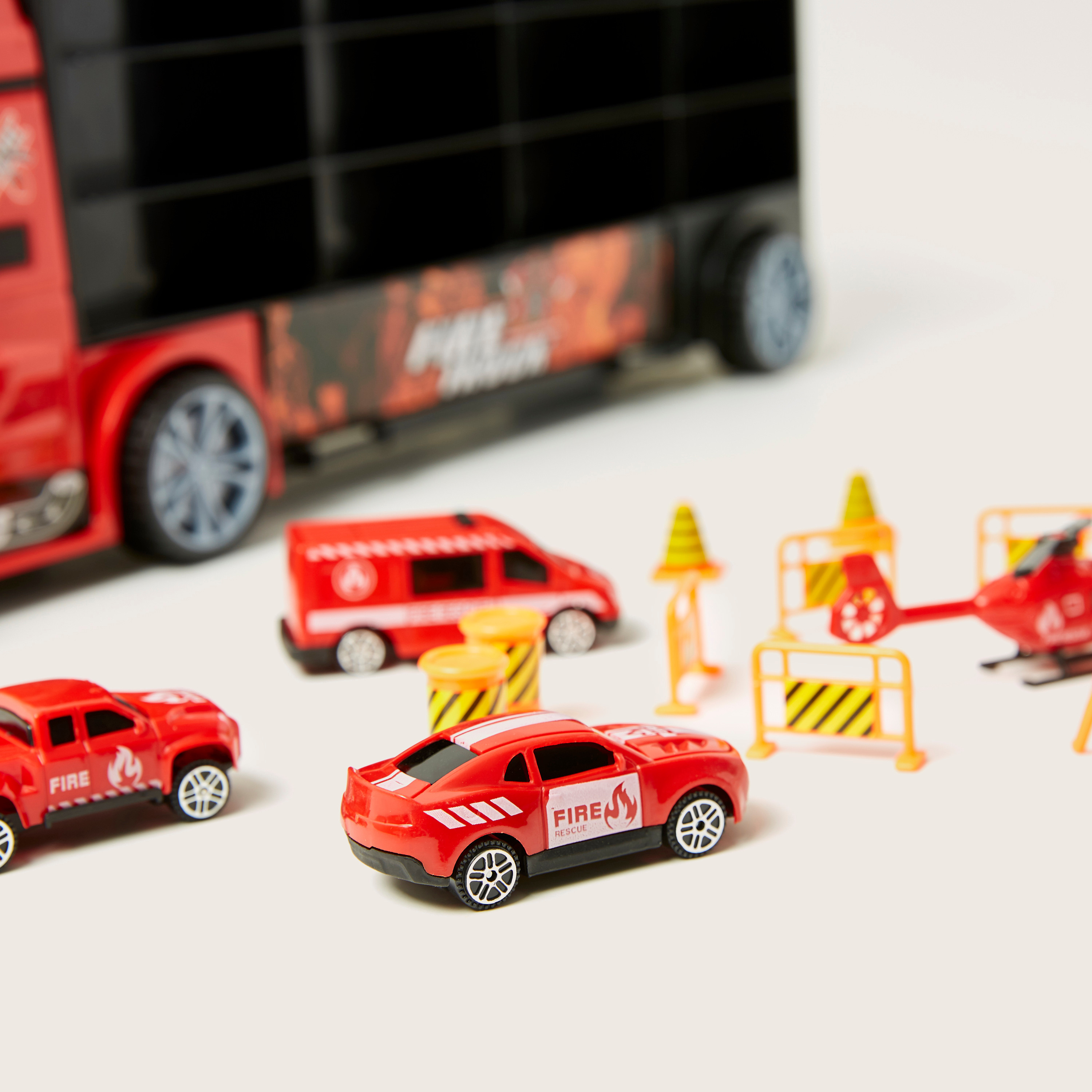 Friction Carrier Fire Truck Playset-toys-playvehicles-utilityvehicles-image-5