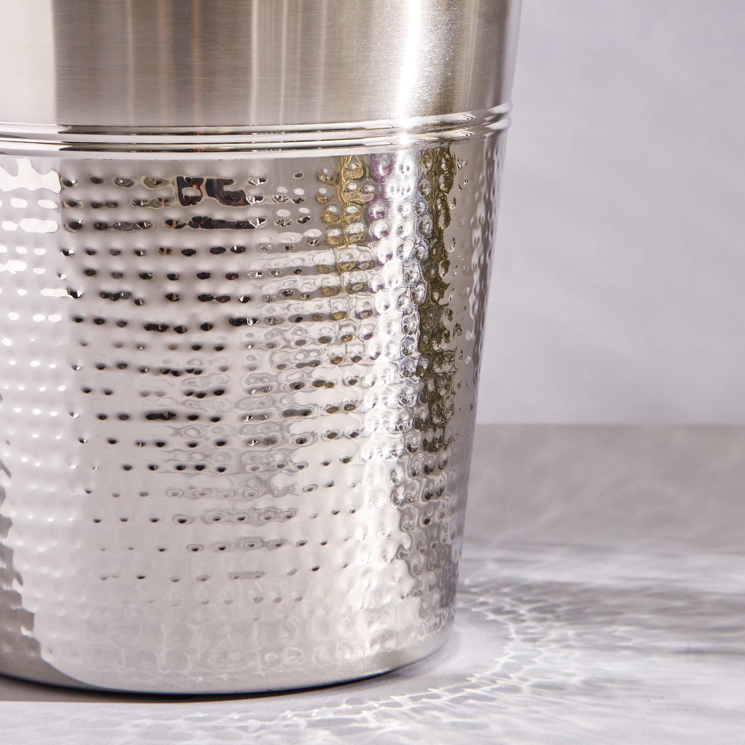 Hammered Waste Bin - 20x15x23 cms-household-bathandlaundry-wastebinsandaccessories-image-3