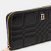 ELLE Textured Zip Around Wallet-Wallets and Clutches-thumbnailMobile-2
