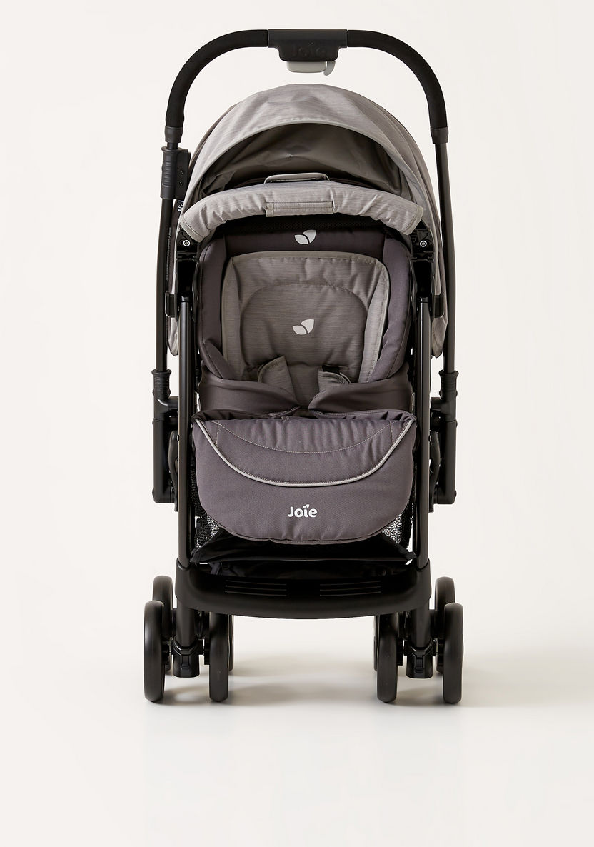Joie Mirus Dark Pewter Stroller with Reversible Handle and One-Hand Fold Technology (Upto 3 years)-Strollers-image-10