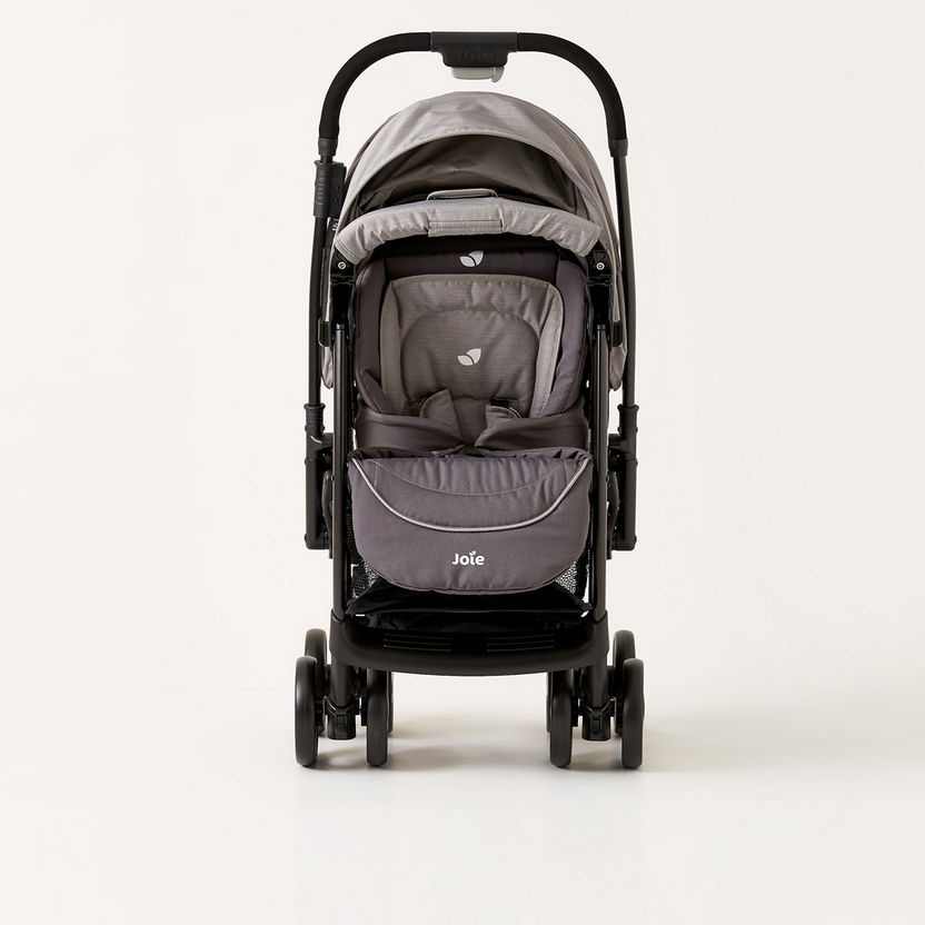 Joie Mirus Dark Pewter Stroller with Reversible Handle and One-Hand Fold Technology (Upto 3 years)-Strollers-image-10