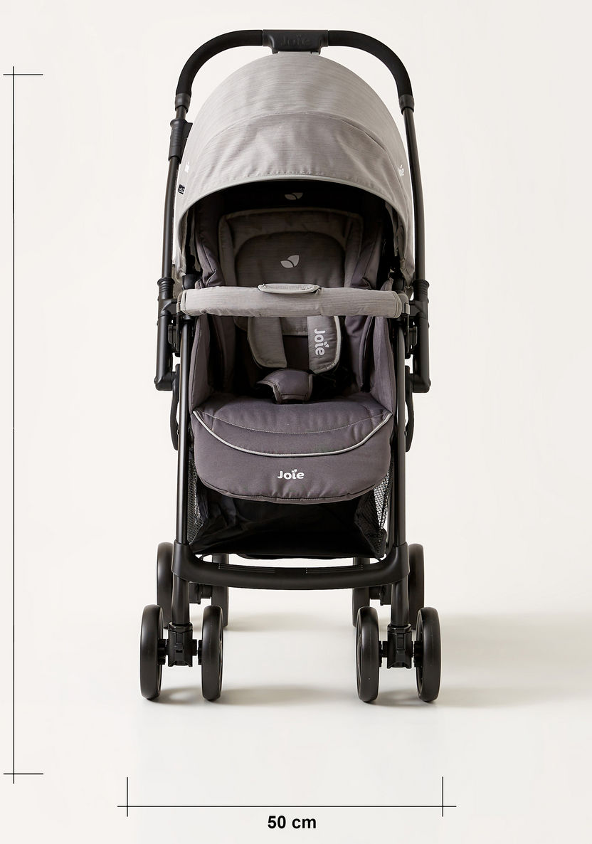 Joie Mirus Dark Pewter Stroller with Reversible Handle and One-Hand Fold Technology (Upto 3 years)-Strollers-image-12