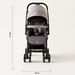 Joie Mirus Dark Pewter Stroller with Reversible Handle and One-Hand Fold Technology (Upto 3 years)-Strollers-thumbnailMobile-12