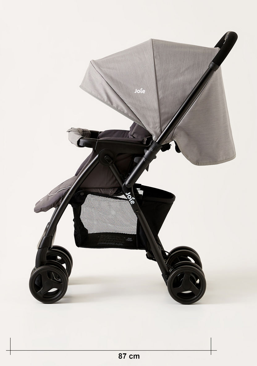 Joie Mirus Dark Pewter Stroller with Reversible Handle and One-Hand Fold Technology (Upto 3 years)-Strollers-image-13
