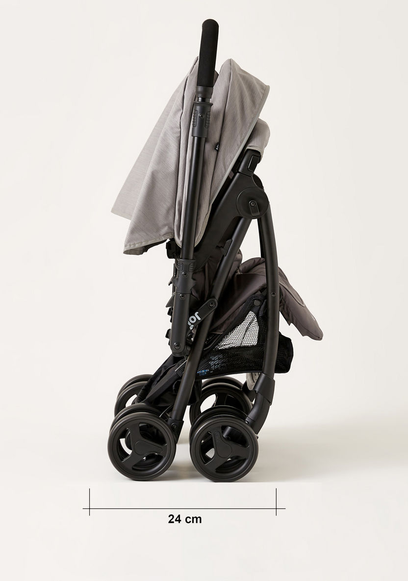 Joie Mirus Dark Pewter Stroller with Reversible Handle and One-Hand Fold Technology (Upto 3 years)-Strollers-image-14