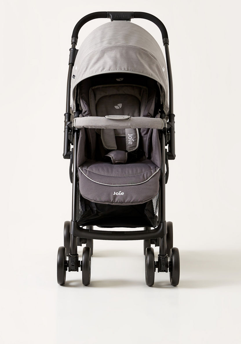 Joie Mirus Dark Pewter Stroller with Reversible Handle and One-Hand Fold Technology (Upto 3 years)-Strollers-image-1