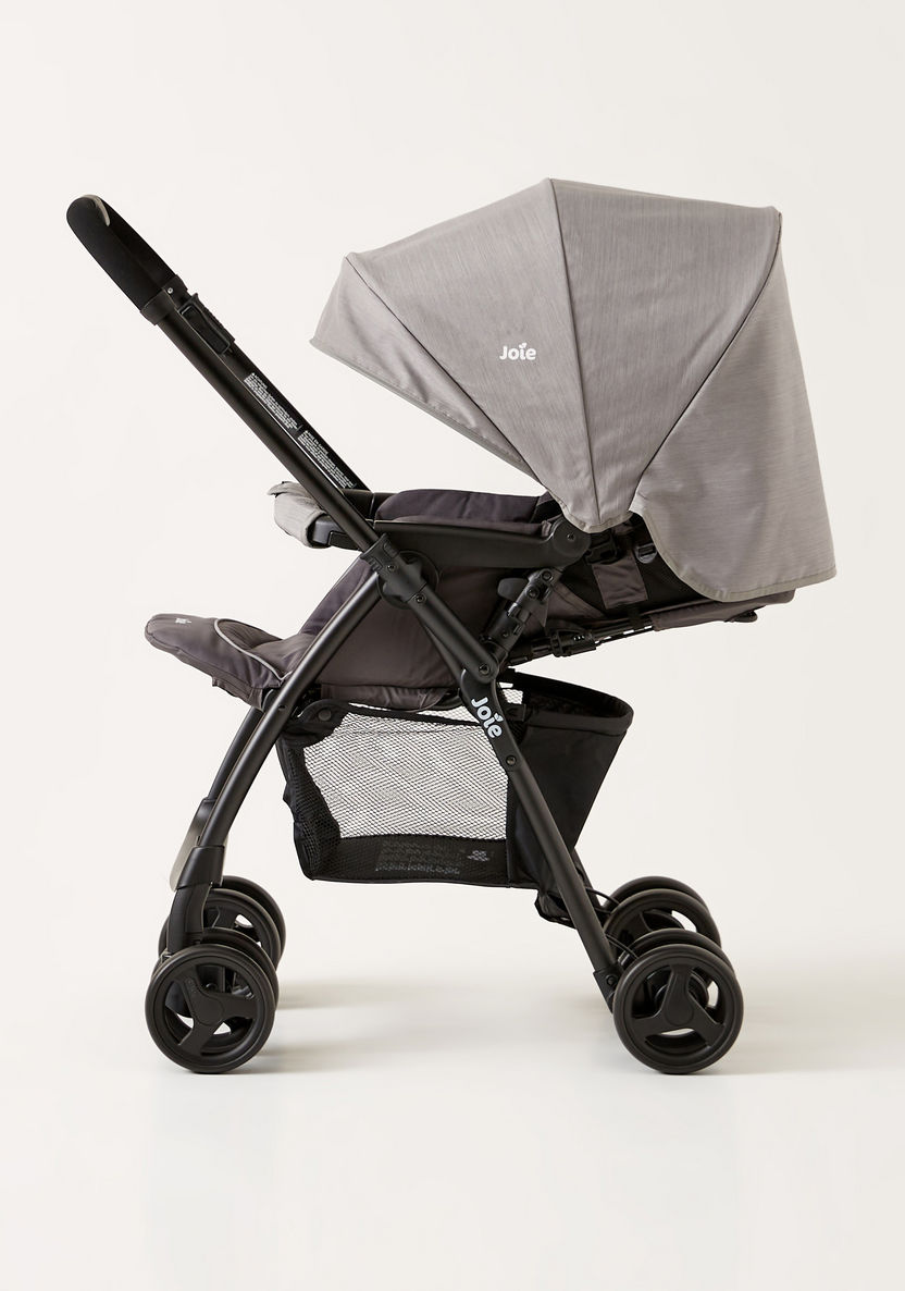 Joie Mirus Dark Pewter Stroller with Reversible Handle and One-Hand Fold Technology (Upto 3 years)-Strollers-image-5